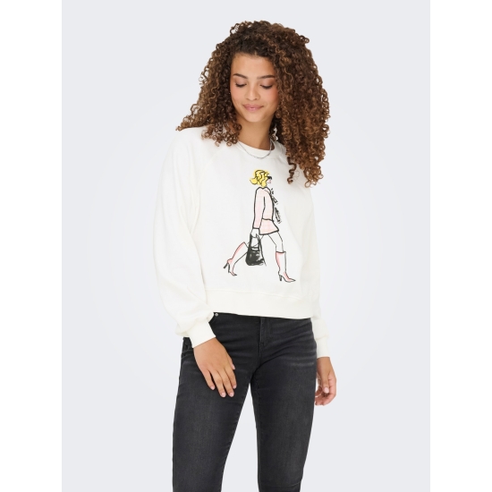 Only Sudaderas de chica 15360576 BLANCO