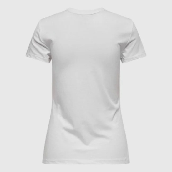 Only Camisetas de chica 15359670 BLANCO/NEGRO 2