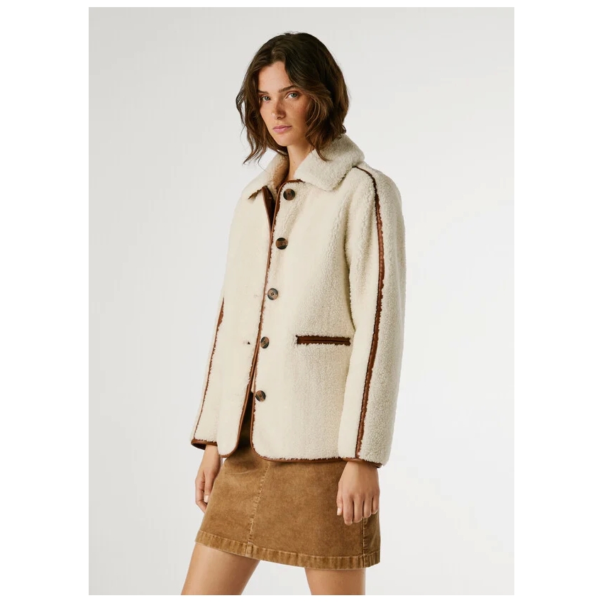 Pepe Jeans Chaquetas de chica PL4024370 BLANCO