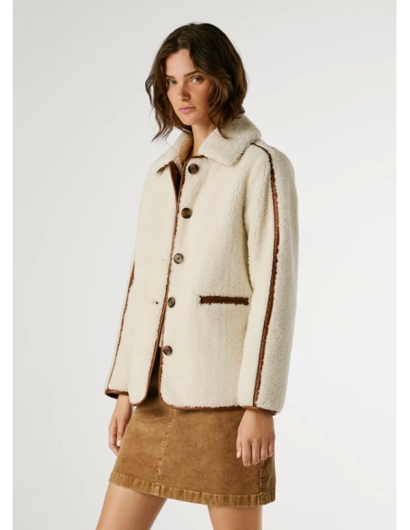 Pepe Jeans Chaquetas de chica PL4024370 BLANCO