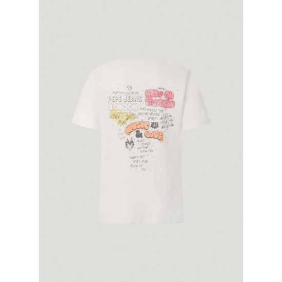 Pepe Jeans Camisetas de chica PL5000021 BLANCO 2