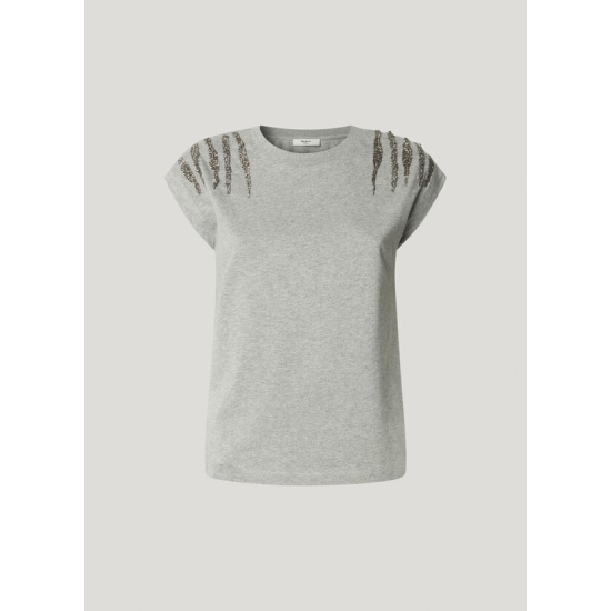 Pepe Jeans Camisetas de chica PL5000024 GRISCLARO