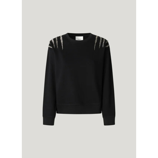 Pepe Jeans Sudaderas de chica PL5800024 Negro