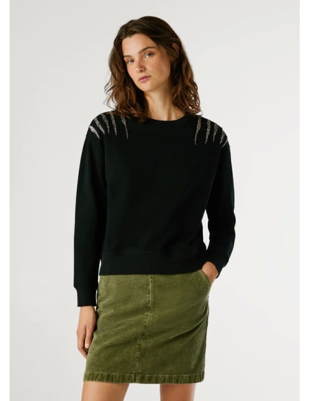 Pepe Jeans Sudaderas de chica PL5800024 Negro