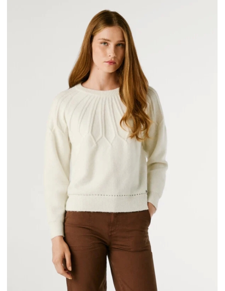 Pepe Jeans Jerseys de chica PL7000061 BLANCO