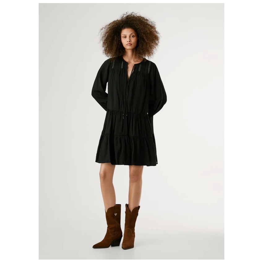 Pepe Jeans Vestidos de chica PL9537696 Negro