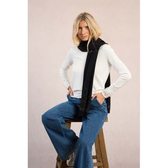 Molly Bracken BUFANDA B319DH Negro