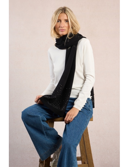 Molly Bracken BUFANDA B319DH Negro