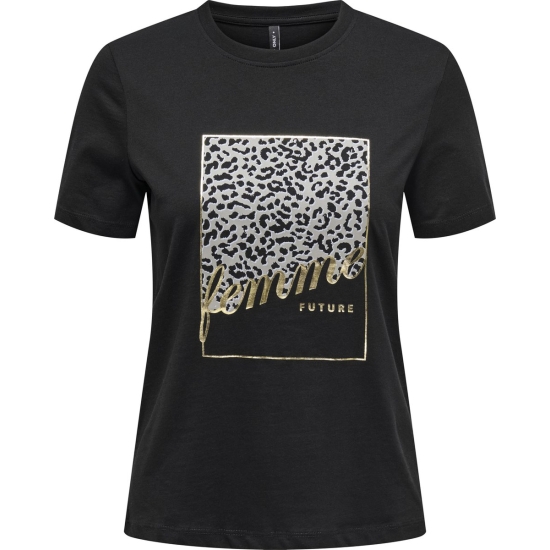 Only Camisetas de chica 15355699 Negro