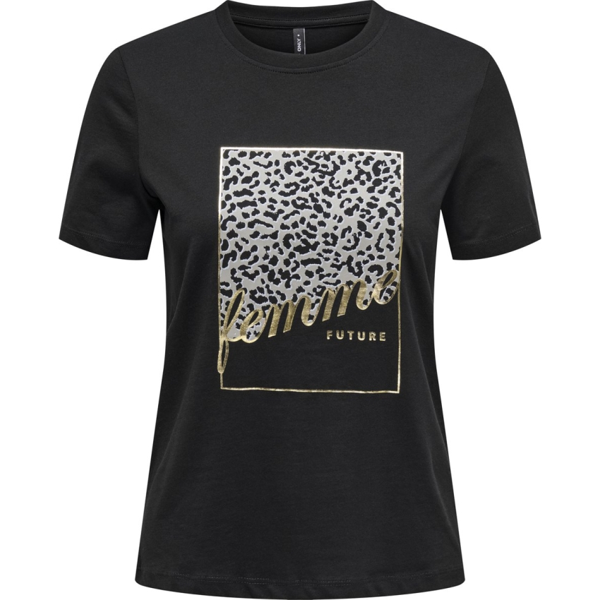 Only Camisetas de chica 15355699 Negro