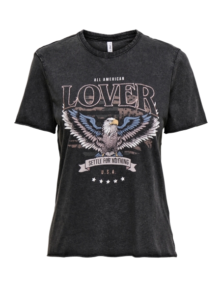 Only Camisetas de chica 15215721 Negro