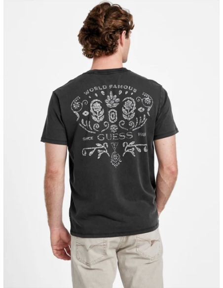 GUESS JEANS Camisetas de chico M5BI50KBW41 Negro