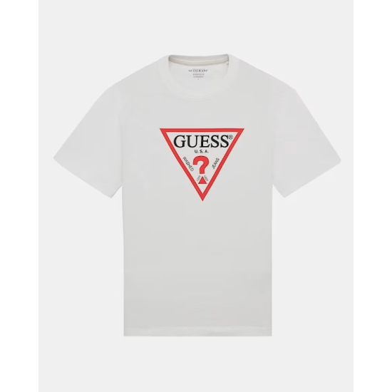 GUESS JEANS Camisetas de chico M4YI45K8FQ4 BLANCO