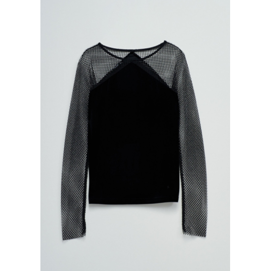 Salsa Camisetas de chica 21010515 Negro