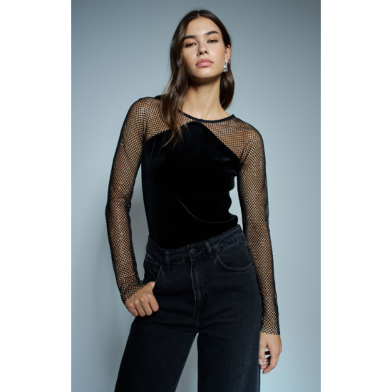 Salsa Camisetas de chica 21010515 Negro 2