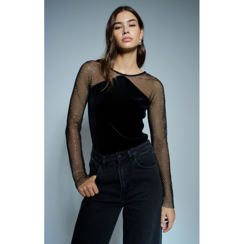 Salsa Camisetas de chica 21010515 Negro