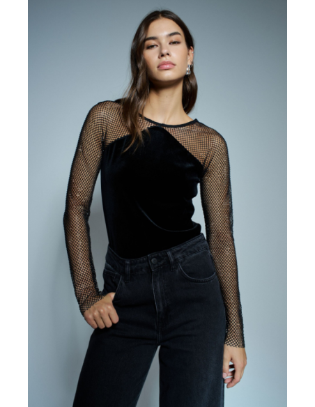 Salsa Camisetas de chica 21010515 Negro