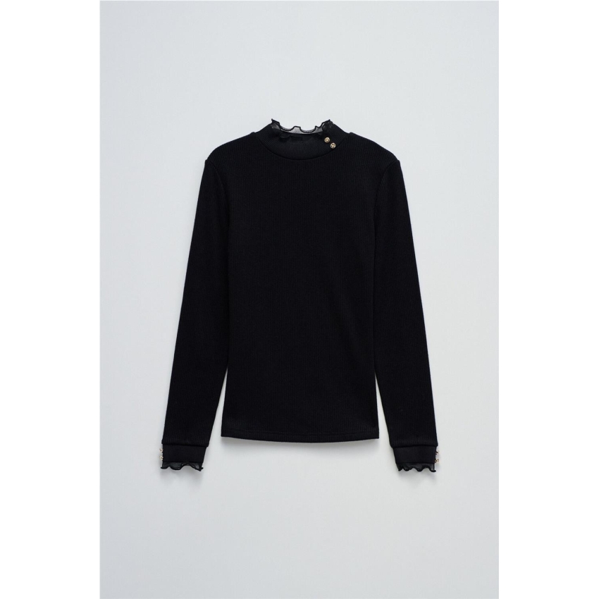 Salsa Camisetas de chica 21010508 Negro