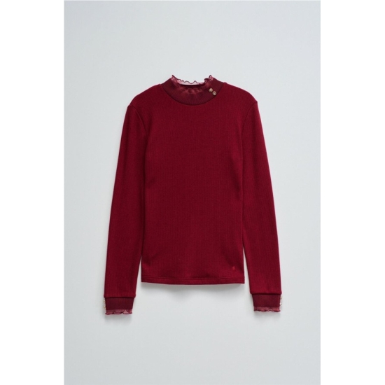 Salsa Camisetas de chica 21010508 GRANATE