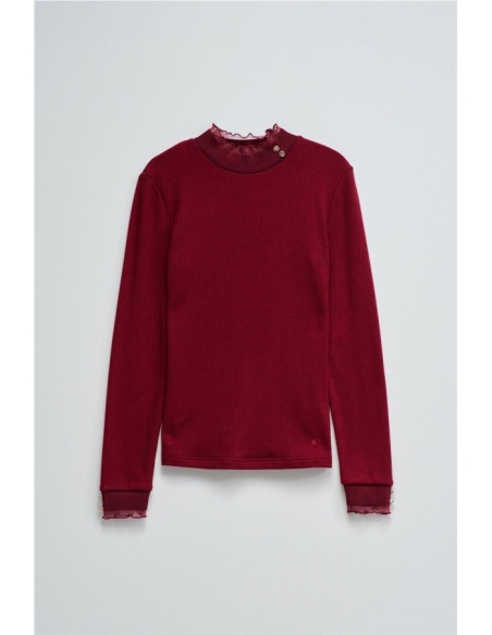 Salsa Camisetas de chica 21010508 GRANATE