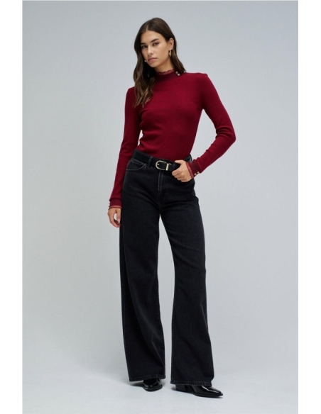 Salsa Camisetas de chica 21010508 GRANATE