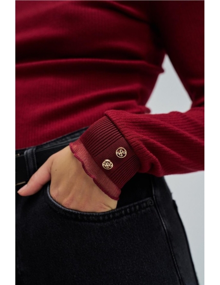 Salsa Camisetas de chica 21010508 GRANATE